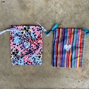 Two Brighton jewelry pouches. New.

Comes from a smoke free home.